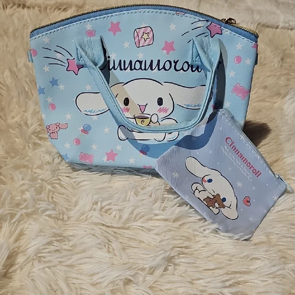 Hello Kitty Characters Cinnamonroll Handbag & Change Purse Wallet Christmas Kids - Picture 1 of 1